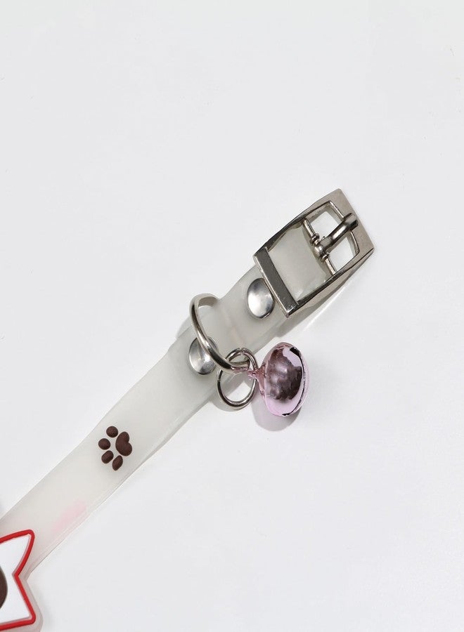 KittuPet طوق سيليكون للحيوانات الأليفة من KittuPet، بتصميم لطيف، مناسب للكلاب والقطط، طوق مطاطي/على شكل ربطة عنق، قطعة واحدة - Image 2